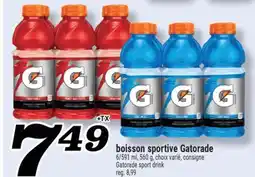 Marché Richelieu boisson sportive Gatorade |Gatorade sport drink offer