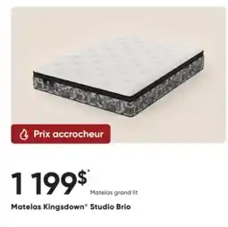 Dormez Vous Matelas Kingsdown Studio Brio offer