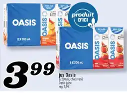 Marché Richelieu jus Oasis | Oasis juice offer