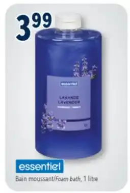 Familiprix ESSENTIEL Foam bath offer