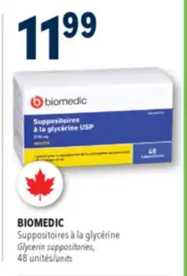 Familiprix BIOMEDIC Glycerin suppositories, 48 units offer