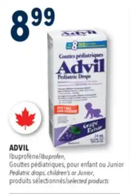 Familiprix ADVIL Ibuprofen Pediatric drops, children's or Junior selected products offer