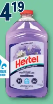Familiprix HERTEL Multi surface disinfectant cleaner offer