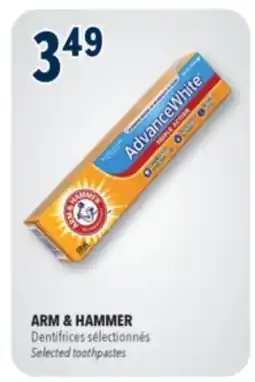 Familiprix ARM & HAMMER Selected toothpastes offer