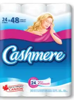 Familiprix POUR EXTRA, REGULIERE ET SANTE CASHMERE, Bathroom tissue, 24 doubles offer