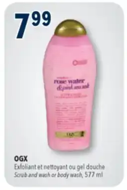 Familiprix OGX, Scrub and wash or body wash offer