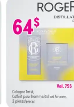 Familiprix ROGER & GALLET, Cologne Twist, Gift set for men, 2 pieces offer