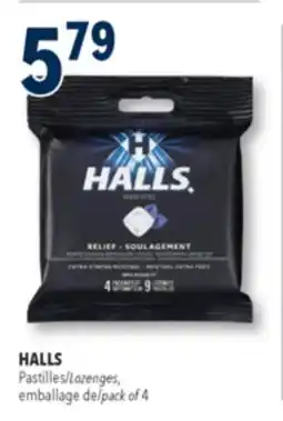 Familiprix HALLS, Pastilles,pack of 4 offer