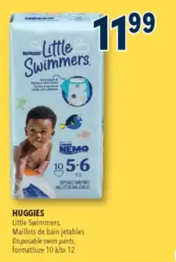 Familiprix HUGGIES, Little Swimmers, Disposable swim pants, size 10 to 12s offer