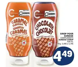 Marché Bonichoix COMPLIMENTS SUNDAE SYRUP offer