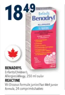 Familiprix BENADRYL, Children's, Allergy offer