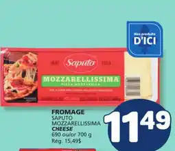 Marché Bonichoix SAPUTO MOZZARELLISSIMA CHEESE offer
