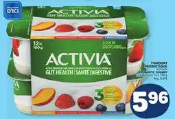 Marché Bonichoix ACTIVIA PROBIOTIC YOGURT offer