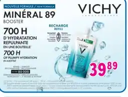 Familiprix VICHY, Mineral 89, Booster Daily Hydrating and plumping, recharge/refill offer