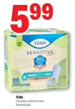 Familiprix TENA Serviettes Selected pads offer