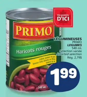 Marché Bonichoix PRIMO LEGUMES offer