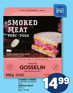 Marché Bonichoix FUMOIRS GOSSELIN SMOKED MEAT offer