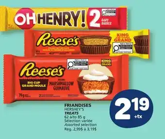Marché Bonichoix HERSHEY'S TREATS offer