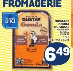 Marché Bonichoix MONSIEUR GUSTAV CHEESE offer