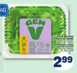 Marché Bonichoix GEN V GREENHOUSE LIVING BUTTER LETTUCE offer