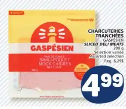 Marché Bonichoix GASPÉSIEN SLICED DELI MEATS offer