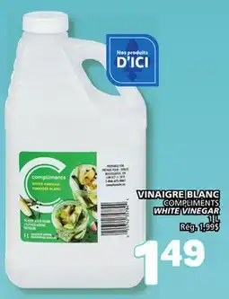 Marché Bonichoix COMPLIMENTS WHITE VINEGAR offer