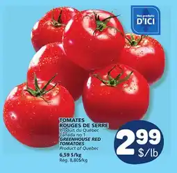 Marché Bonichoix GREENHOUSE RED TOMATOES offer
