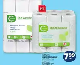 Marché Bonichoix COMPLIMENTS PAPER TOWELS OR BATHROOM TISSUE offer