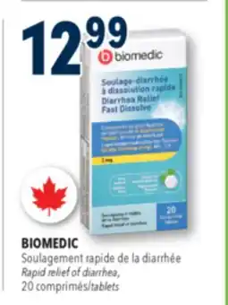 Familiprix BIOMEDIC Rapid relief of diarrhea offer