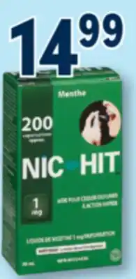 Familiprix NIC-HIT Nicotine liquid, vaporisation spray, 1 mg offer