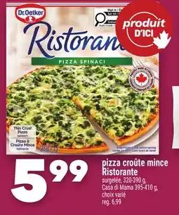 Marche Ami pizza croûte mince Ristorante offer