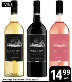 Pasquier Vin rouge, blanc ou rosé Smoky Bay offer
