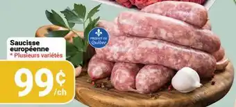 Pasquier Saucisse européenne offer