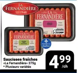 Pasquier Saucisses fraîches La Fernandière offer