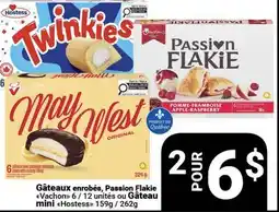 Pasquier Gâteaux enrobés, Passion Flakie Vachon 6 / 12 unités ou Gâteau mini Hostess offer