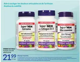 Uniprix WEBBER NATURALS Produits naturels sélectionnés offer