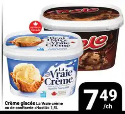Pasquier Crème glacée La Vraie crème ou de confiserie Nestlé offer