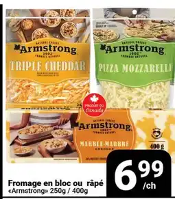 Pasquier Fromage en bloc ou râpé Armstrong offer