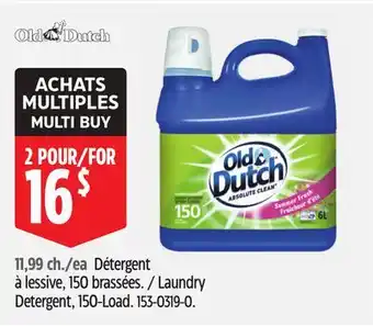 Canadian Tire OLD DUTCH Laundry Detergent, 150-Load offer