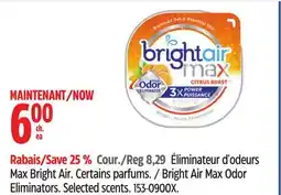 Canadian Tire Bright Air Max Odor Eliminators offer
