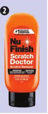 Canadian Tire Nu Finish Scratch Doctor offer