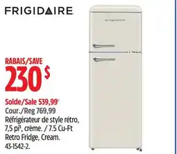 Canadian Tire FRIGIDAIRE 7.5 Cu-Ft Retro Fridge, Cream offer