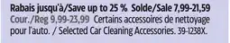 Canadian Tire Selected Car Cleaning Accessories offer