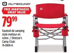 Canadian Tire Outbound Director's Camp Chair offer