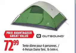 Canadian Tire Outbound 4-Person Dome Tent offer