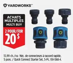 Canadian Tire Yardworks Quick Connect Starter Set, 5-Pc offer
