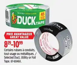 Canadian Tire Selected Duct, Utility or Foil Tape offer