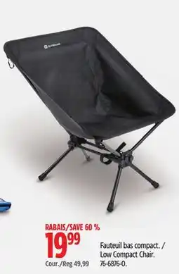 Canadian Tire Low Compact Chair offer
