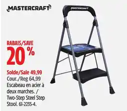 Canadian Tire Two-Step Steel Step Stool offer