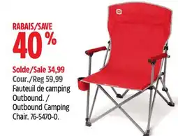 Canadian Tire Outbound Camping Chair offer